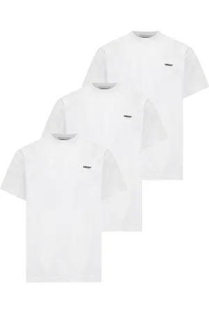 AMBUSH Tops, Dames, Wit, 2Xs, Witte Logo Crewneck T-shirts