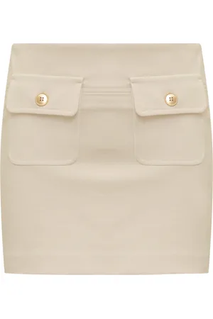 Jucca Rokken, Dames, Wit, M, Gestreekte Rok