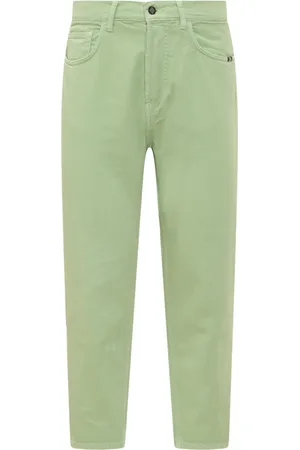 AMISH Broeken, Heren, Groen, W30, Denim, Straight Jeans