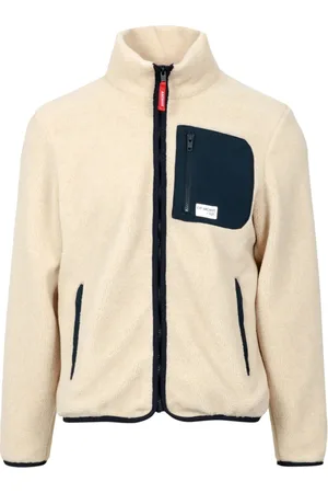 FAY Jassen, Heren, , L, Faux Sheepskin Windbreaker Jas