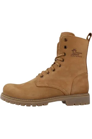 Panama Jack Schoenen, Dames, Bruin, 37 EU, Leer, Lace-up Boots