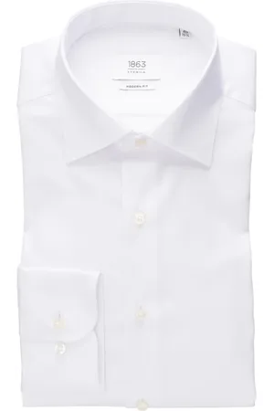 ETERNA Overhemden, Heren, Wit, 4Xl, Klassiek Business Overhemd