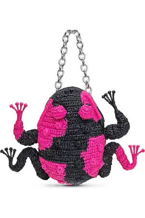 Collina Strada Tassen, Dames, Roze, ONE Size, Kikker Tas Handtas