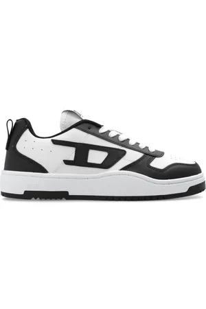 Diesel Schoenen, Heren, Zwart, 46 EU, Leer, S-Ukiyo V2 LOW Sneakers