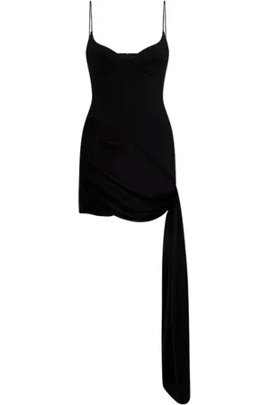 DAVID KOMA Kleedjes, Dames, Zwart, M, Korte jurken met Pf 23Dk 55D model