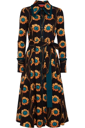 La DoubleJ Kleedjes, Dames, Zwart, M, Polyester, Lake Como Overhemdjurk