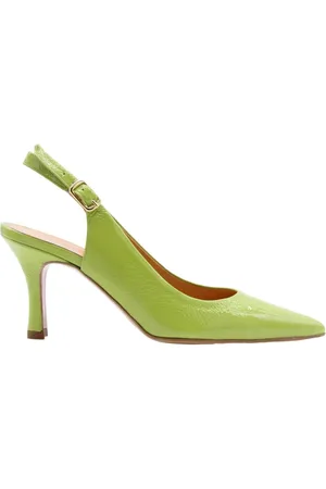 Cristian Daniel Schoenen, Dames, Groen, 38 EU, Rosewood Peep Toe Hakken