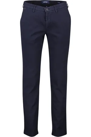 Atelier Gardeur Broeken, Heren, Blauw, W38 L32, Katoen, Donkerblauwe Katoenen 5-Pocket Broek