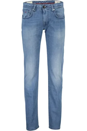 sartoria tramarossa Jeans, Heren, Blauw, W31 L34, Denim, Blauwe Denim 5-Pocket Jeans
