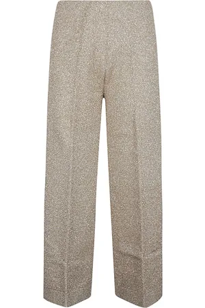 CIRCUS HOTEL Broeken, Dames, , XS, Gouden wijde broek