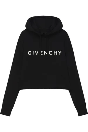 Givenchy Sweatshirts & Hoodies, Dames, Zwart, S, Katoen, Zwarte hoodie met print