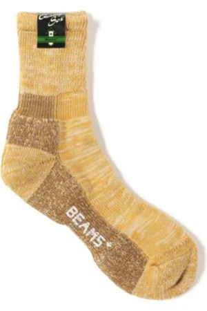 Beams Ondergoed, unisex, Geel, ONE Size, Katoen, Authentieke Outdoor Sokken