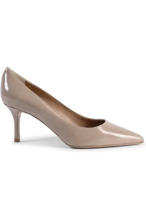 19V69 Italia Schoenen, Dames, , 38 EU, Leer, Leren Pump met 6,5 cm Hak