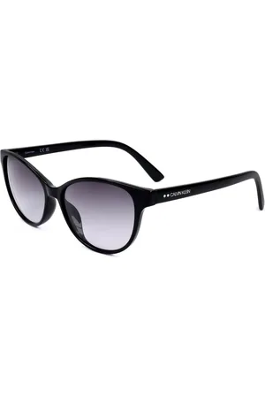Calvin Klein Accessoires, Dames, Zwart, ONE Size, Stijlvolle Multicolor Zonnebril