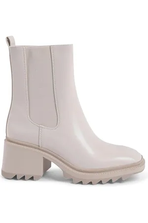 19V69 Italia Schoenen, Dames, , 36 EU, Leer, Synthetisch Leren Enkellaarsje met 6cm Hak