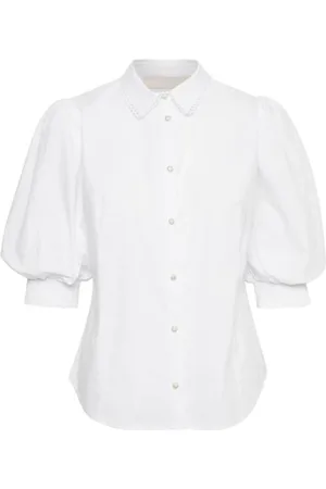 Karen by Simonsen Blouses & Shirts, Dames, Wit, L, Chilly KB Blouse Wit