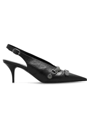 Balenciaga Schoenen, Dames, Zwart, 40 EU, Leer, ‘Cagole’ pumps