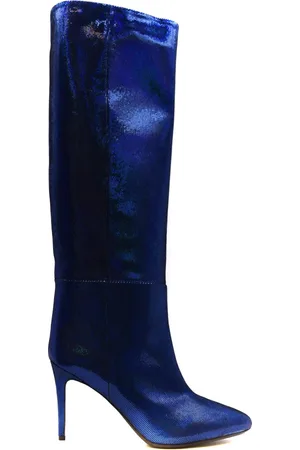 ANNA F. Schoenen, Dames, Blauw, 38 1/2 EU, Stijlvolle Laarzen