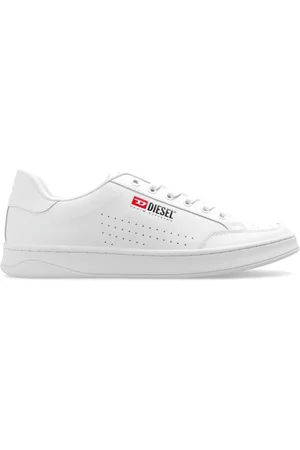 Diesel Schoenen, Heren, Wit, 45 EU, Leer, S-Athene VTG Sneakers