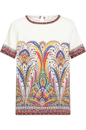 Etro Tops, Dames, Wit, M, X0800 TOP - Stijlvol Model