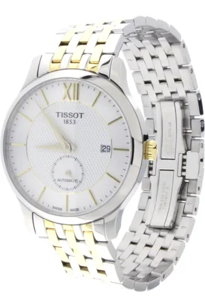 Tissot Accessoires, Dames, Wit, ONE Size, Automatisch Witte Wijzerplaat Stalen Horloge