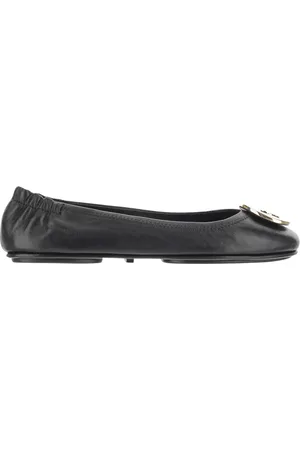 Tory Burch Schoenen, Dames, Zwart, 36 EU, Leer, Leren Ballerina`s