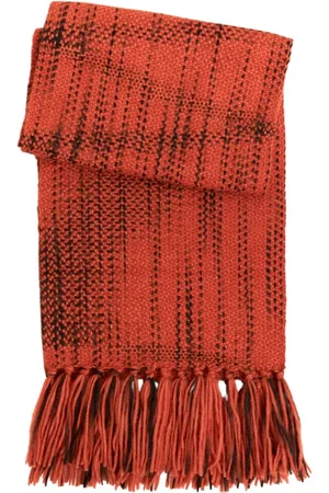 Antik Batik Accessoires, Dames, Oranje, ONE Size, Wol, Annabella alpaca wollen sjaal