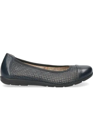 Caprice Schoenen, Dames, Blauw, 36 EU, Ocean Casual gesloten Ballerina
