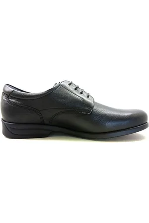 Fluchos Schoenen, Heren, Zwart, 45 EU, Leer, Zwarte heren schoenen