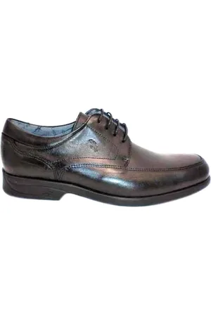 Fluchos Schoenen, Heren, Zwart, 41 EU, Leer, Zwarte herenschoenen