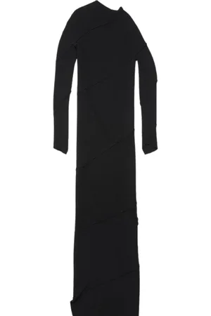 Balenciaga Kleedjes, Dames, Zwart, M, Maxi Jurk