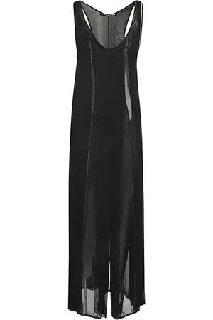 Y / PROJECT Kleedjes, Dames, Zwart, XS, Maxi Jurk