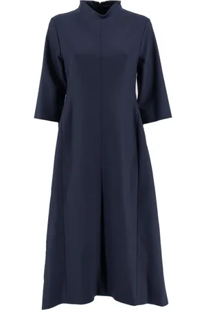 Fabiana Filippi Kleedjes, Dames, Blauw, S, Polyester, Maxi-jurk