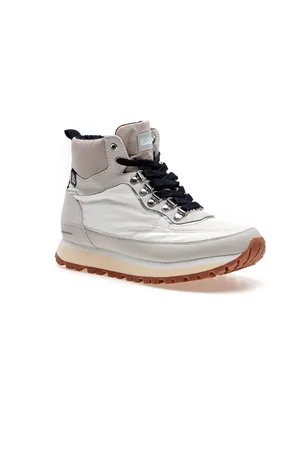 Napapijri Schoenen, Dames, Wit, 39 EU, Witte Casual Hoge Dames Sneakers