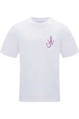 J.W.Anderson Tops, Heren, Wit, S, Katoen, Naturally Sweet Katoenen T-Shirt