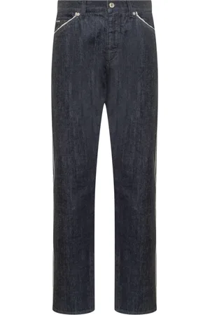 Dolce & Gabbana Jeans, Heren, Blauw, XL, Denim, Straight Jeans