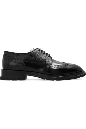 Alexander McQueen Schoenen, Heren, Zwart, 40 EU, Leer, Derby schoenen