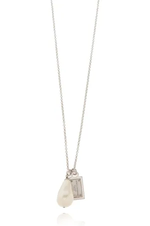 Dolce & Gabbana Accessoires, Heren, Grijs, ONE Size, Ketting met bedels