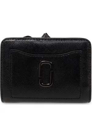 Marc Jacobs Accessoires, Dames, Zwart, ONE Size, Leer, Portemonnee met Logo