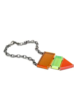 Bottega Veneta Accessoires, Dames, Veelkleurig, ONE Size, Plexiglas Ketting
