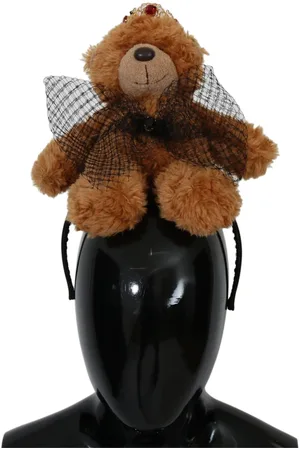 Dolce & Gabbana Accessoires, Dames, Veelkleurig, ONE Size, Prachtige Crystal Crown Haarband