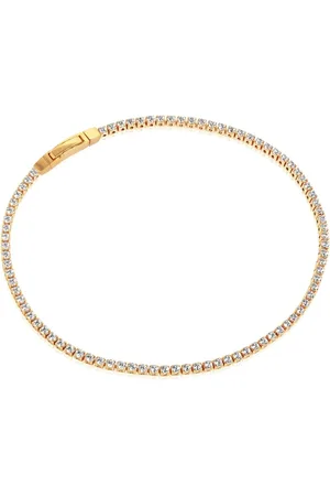 Sif Jakobs Accessoires, Dames, Geel, S, Verguld Zilveren Armband met Zirkonia