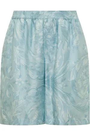VERSACE Korte broeken, Heren, Blauw, M, Short Shorts