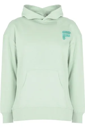 Fila Sweatshirts & Hoodies, Heren, Groen, 2Xl, Katoen, Loszittende hoodie