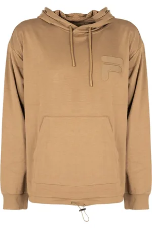 Fila Sweatshirts & Hoodies, Heren, Bruin, L, Loszittende hoodie