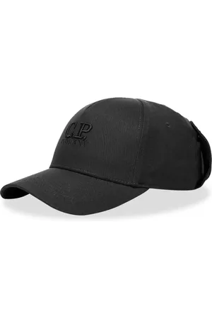 C.P. Company Accessoires, Heren, Zwart, L, Katoen, Klassieke Gabardine Goggle Cap