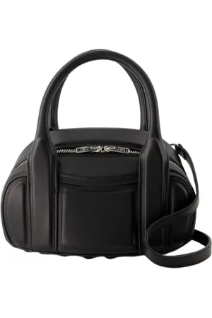 Alexander Wang Tassen, Dames, Zwart, ONE Size, Leer, Roc Kleine Schoudertas - Leer - Zwart