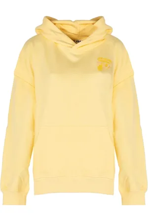 Fila Sweatshirts & Hoodies, Dames, Geel, M, Loszittende hoodie