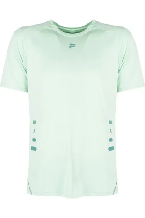 Fila Tops, Heren, Groen, M, Polyester, Klassiek Ronde Hals T-Shirt