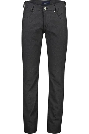 Atelier Gardeur Broeken, Heren, Grijs, W32 L34, Katoen, Grijze Chino Broek